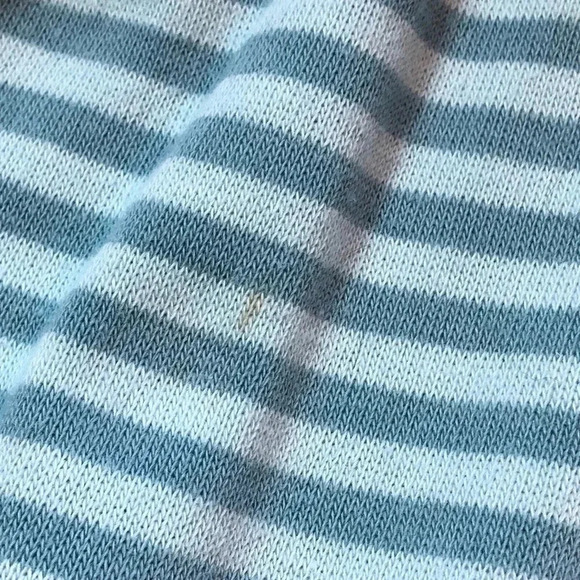 Matilda Jane Good Hart Clear Skies Blue Striped Dropped Waist Tank Top Size S - Picture 3 of 10